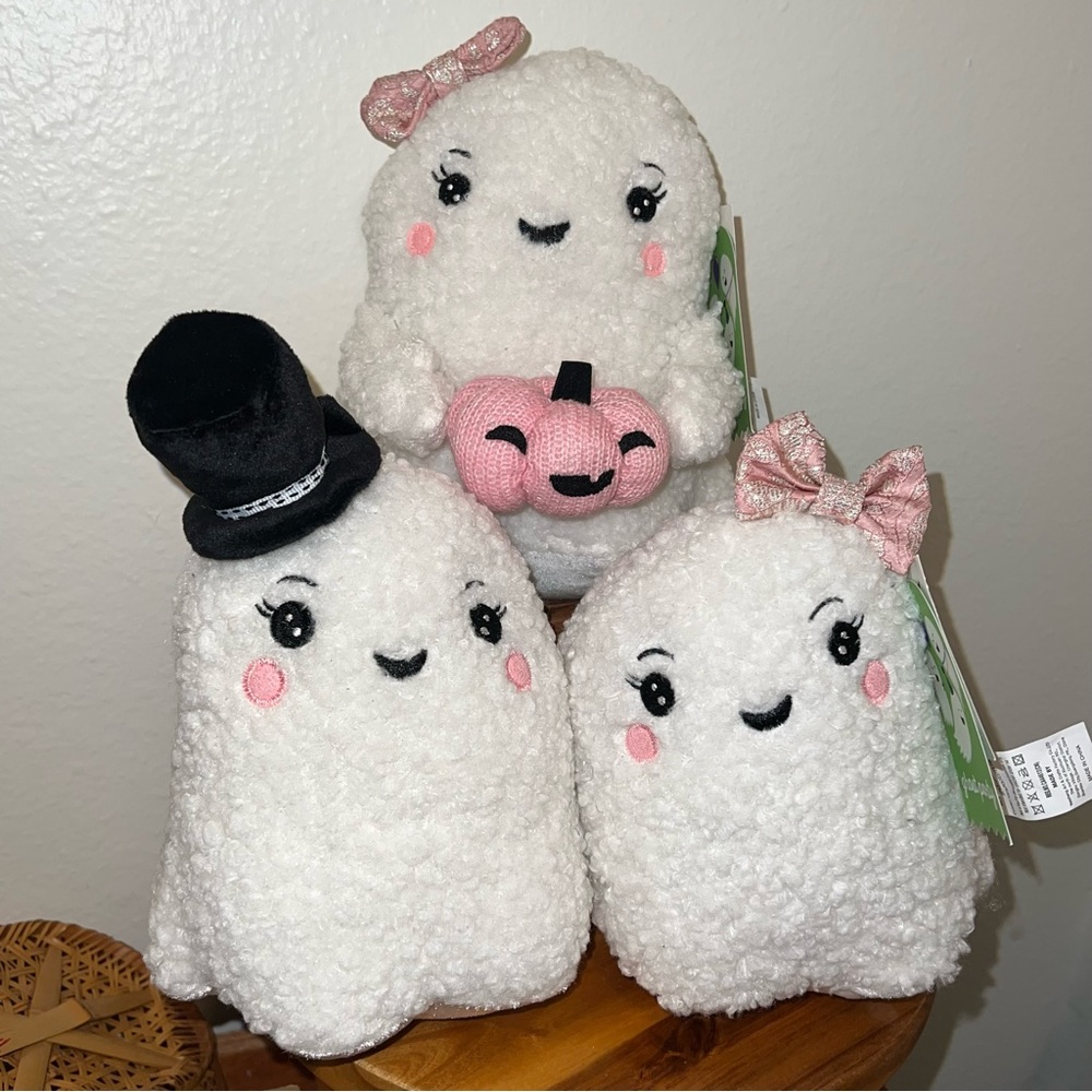 Halloween Sherpa Ghost Set of 3